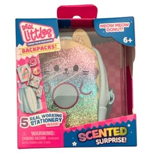 Real Littles Cat Backpack with Stationery